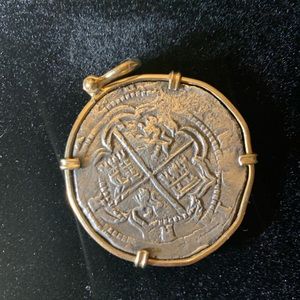 SOLD  Authentic Atocha Coin Pendant